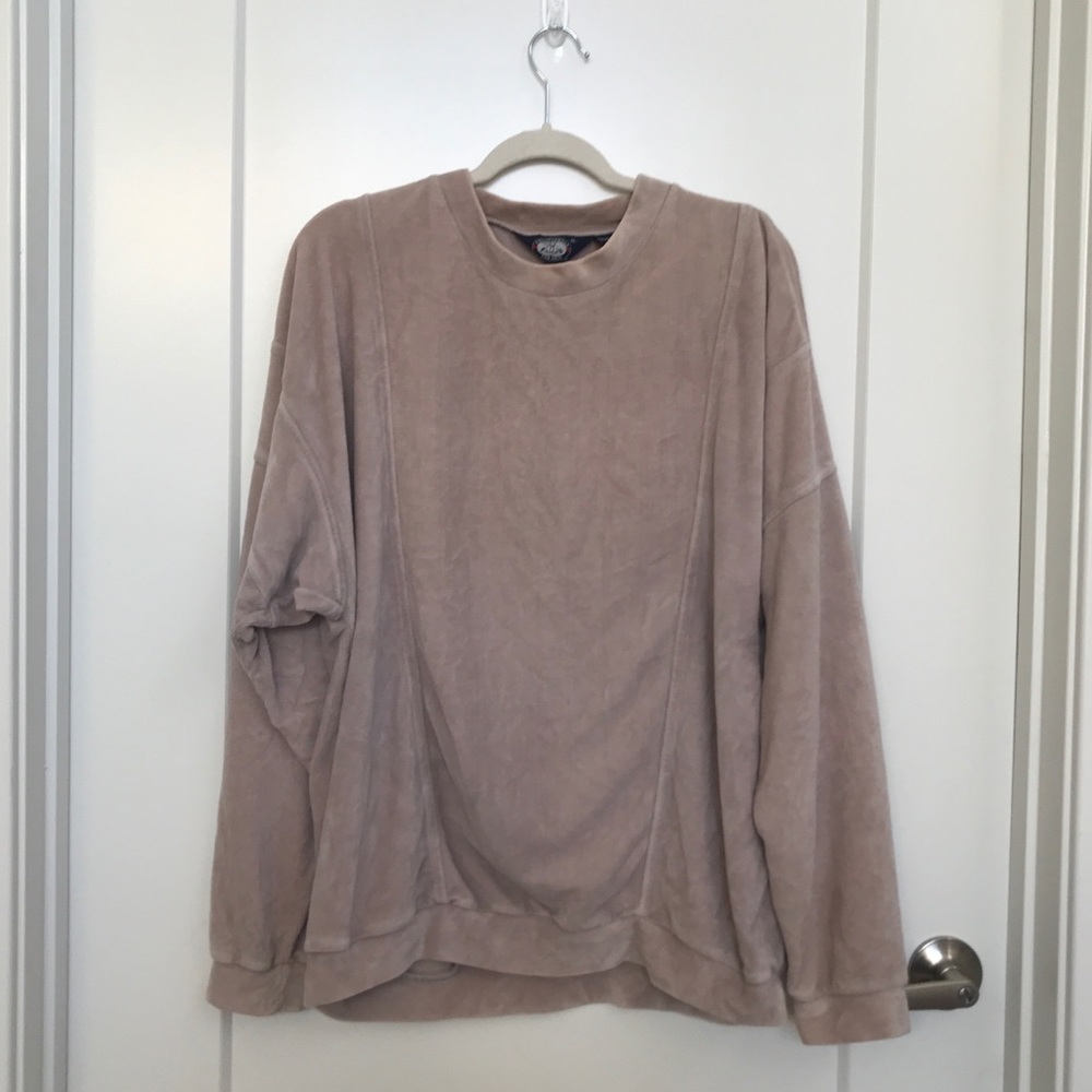Dusty Pink Oversized Sweatshirt (COMFY)
